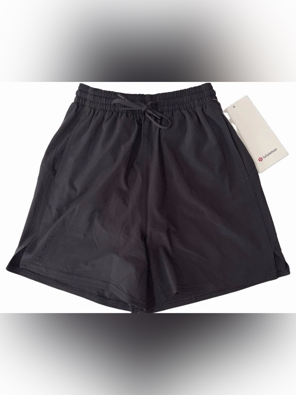 NWT LULULEMON SIZE ZERO PACE RIVAL HIGH RISE 5”L SHORT AUTHENTIC LINED BLACK